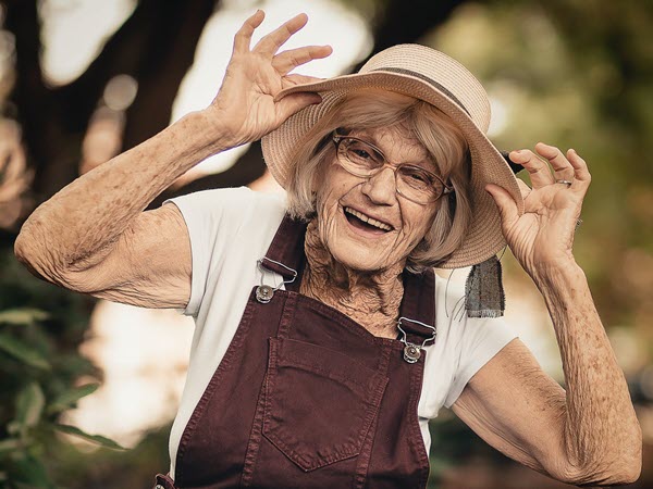 grandma laughing